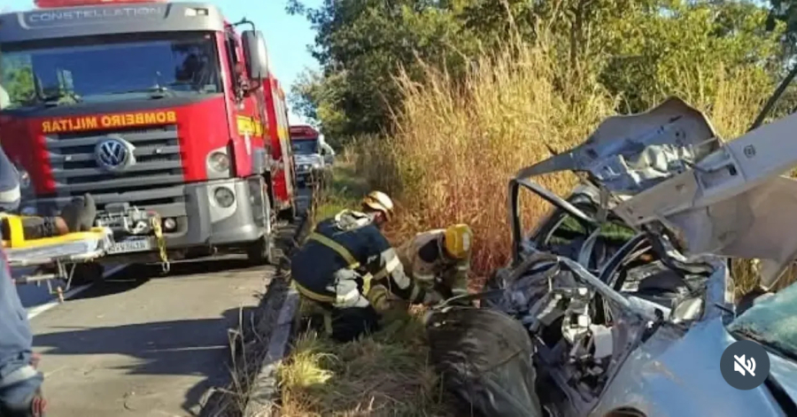 Tragédia na BR-365: Acidente deixa dois irmãos mortos em Várzea da Palma