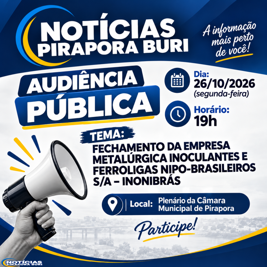 Audiência pública em Pirapora 